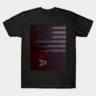USA American Flag Vintage T-Shirt